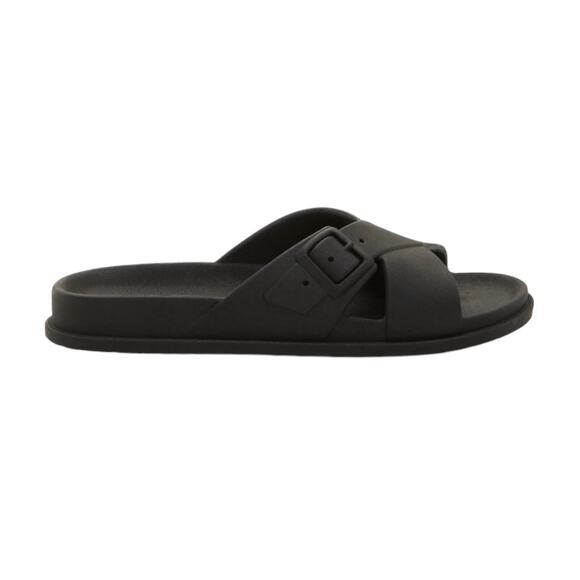 Lucky Brand Women's Roseleen Pool Slide Sandals Black Size 10 - Picture 2 of 8